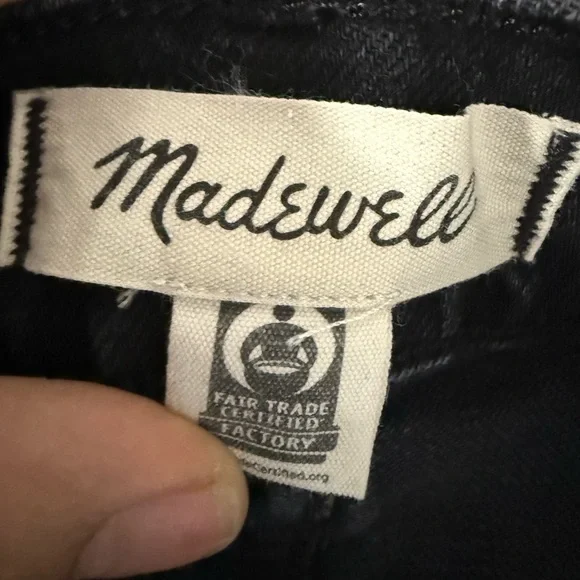 Madewell vintage High Rise Black Jeans - Picture 3 of 8